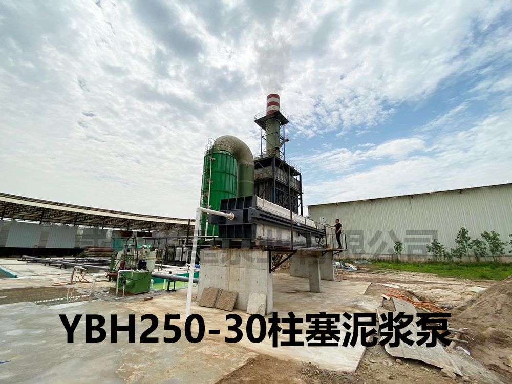 YBH250压滤机专用泵在砖厂脱硫污水处理的应用