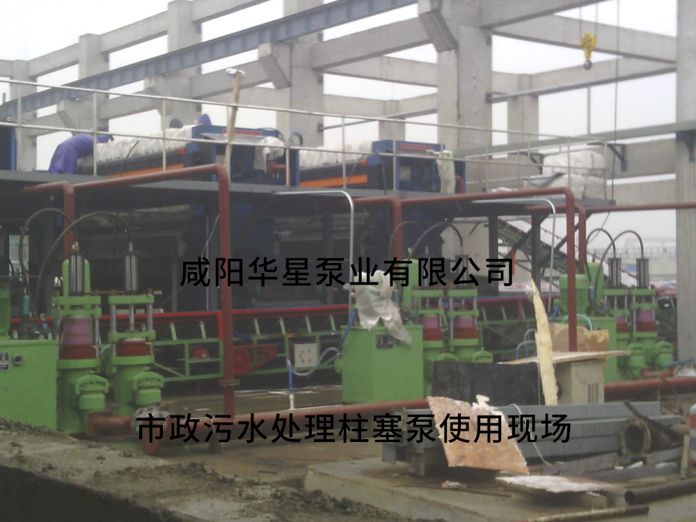 市政污水处理陶瓷柱塞泵使用3
