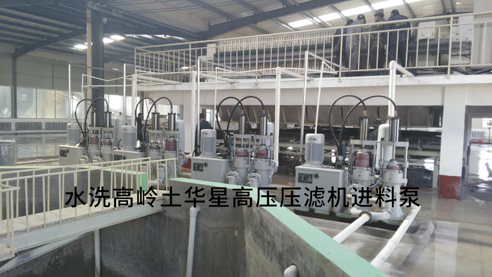 水洗高岭土高压压滤机进料泵