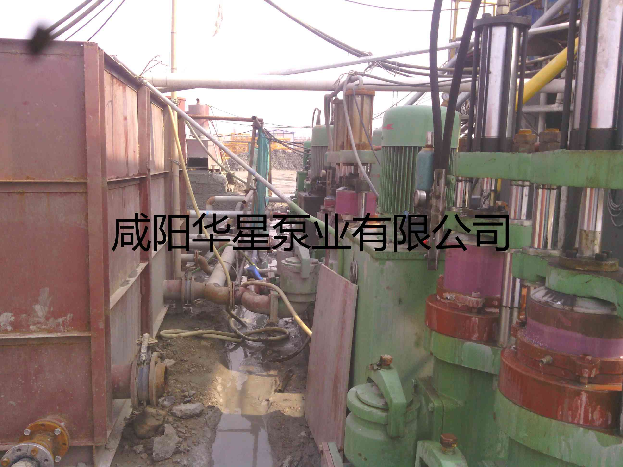 华星YBH300-40节能陶瓷柱塞泵打桩污泥使用现场--第二个现场-05