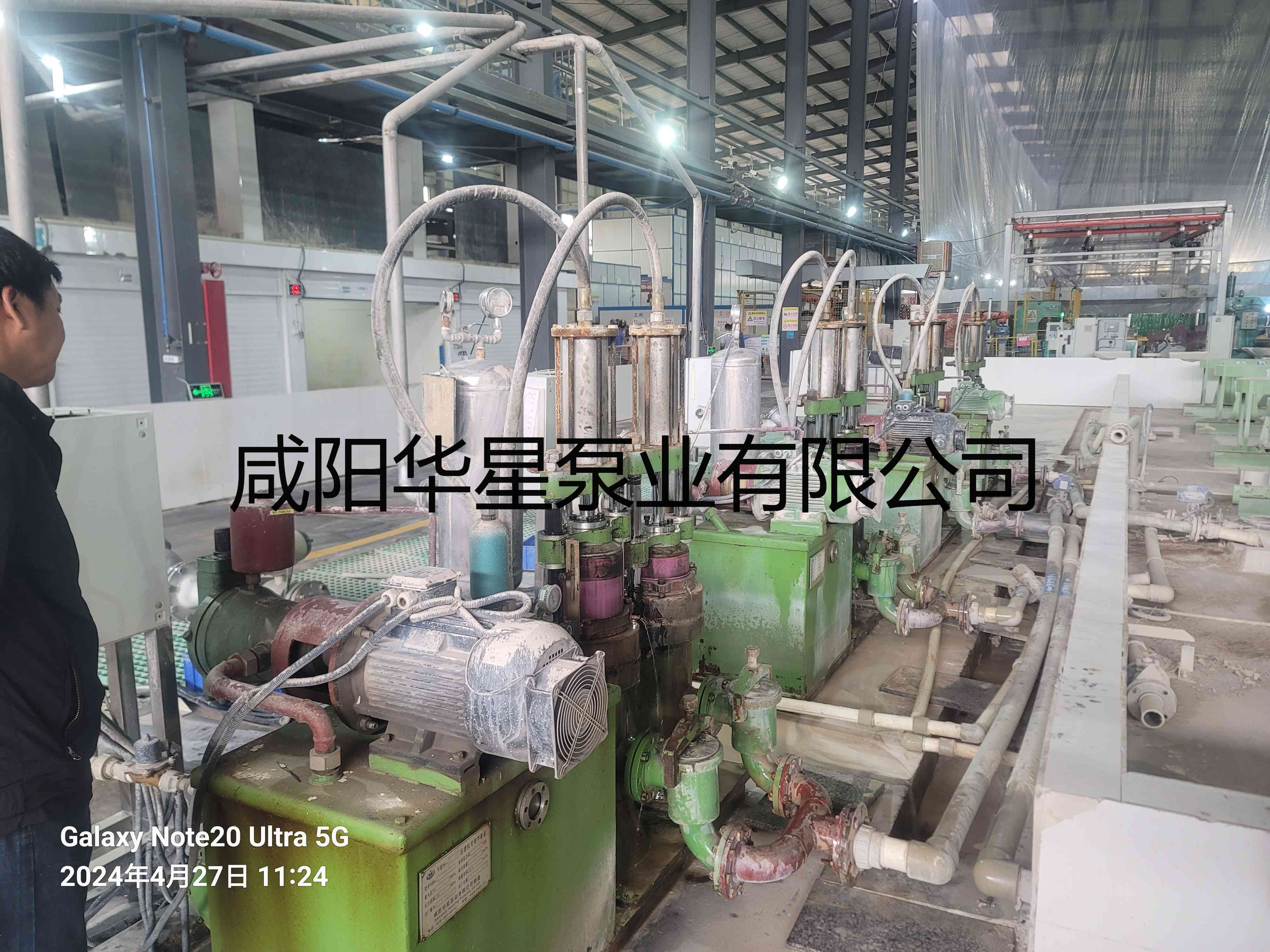 华星陶瓷柱塞泵在电瓷厂使用现场