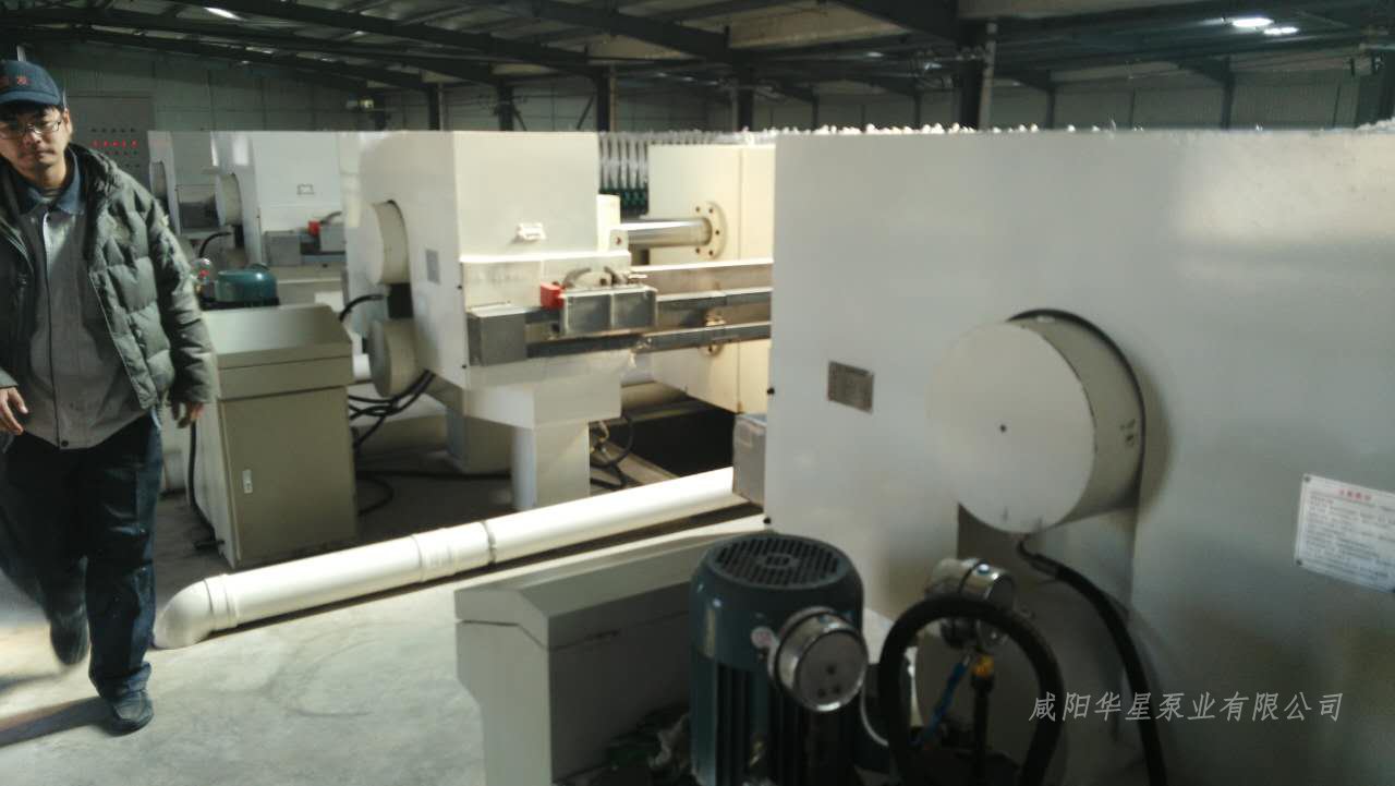 华星柱塞泵在陶瓷原料厂使用现场图片