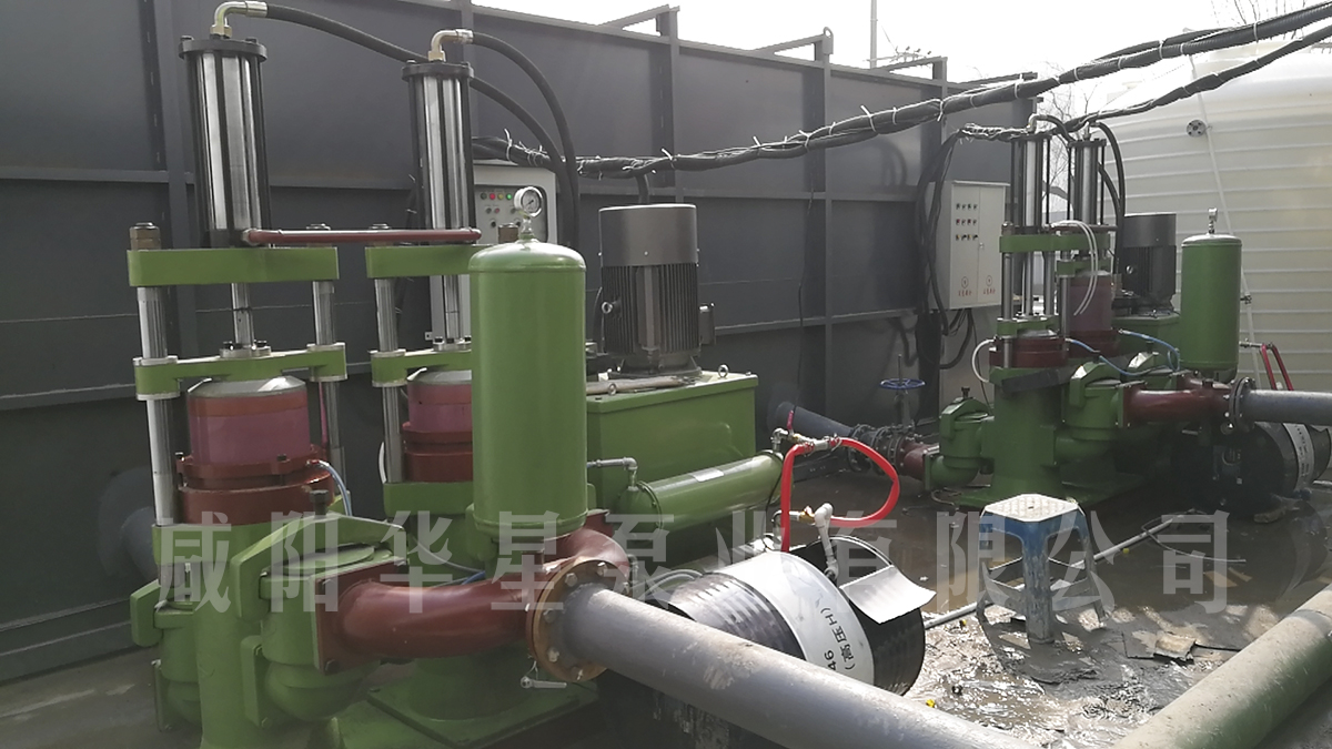 陶瓷柱塞泵用于公园河湖清淤现场案例